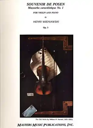 Big Sale Wieniawski, H.: Souvenir de Posen Mazourka caracteristique #1 Op.3 (violin & piano)
