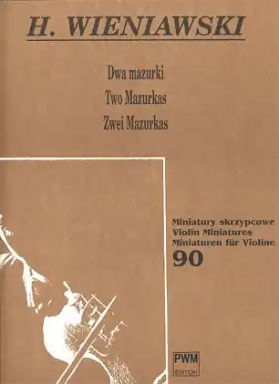 Crafted Wieniawski, Henri: 2 Mazurkas (violin & piano)