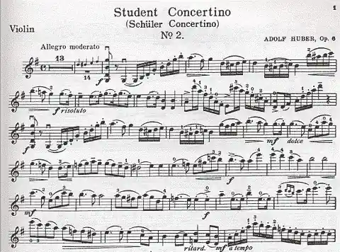 Bulk Order Huber: Student Concertino in G Major Op.6#2 (violin/piano)