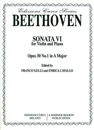 Exclusive *OUT OF PRINT* Beethoven, L.van (Gulli): Sonata Op.30#1 in A major (violin & piano)