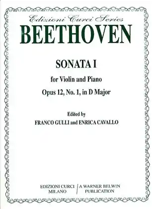 *OUT OF PRINT* Beethoven, L.van (Gulli): Sonata Op.12#1 in D major (violin & piano) Fresh Stock