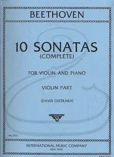 Money Back Guarantee Beethoven (Oistrakh): (2 Part Set) 10 Sonatas for Violin & Piano (violin & piano) International