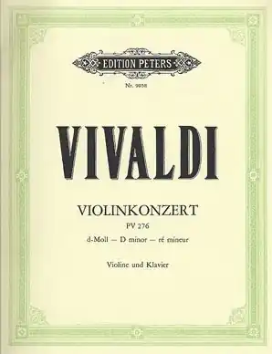 Certified Vivaldi, A.: Concerto in d minor RV245 (violin & piano)