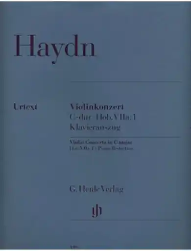 Modern Haydn, F.J. (Lohmann/Thomas, ed.): Concerto in C, Hob. VIIa: 1, urtext (violin & piano)