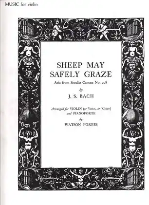 Seasonal Sale Bach, J.S.: Sheep May Safely Graze (Violin & Piano)