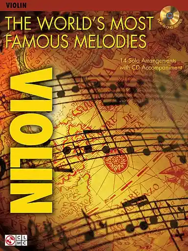 Free Shipping The World's Most Famous Melodies (violin & CD)