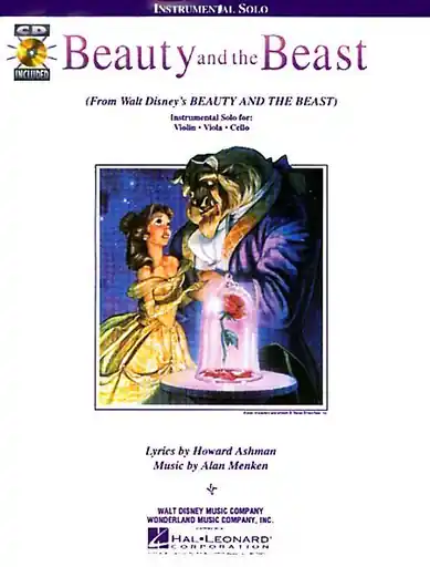 Menken: Beauty & The Beast (violin or viola or cello & CD) OP Premium
