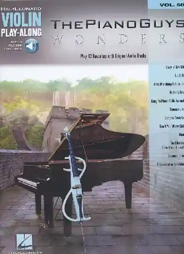 Must Have The Piano Guys: Wonders, Vol. 58 (violin, audio access)