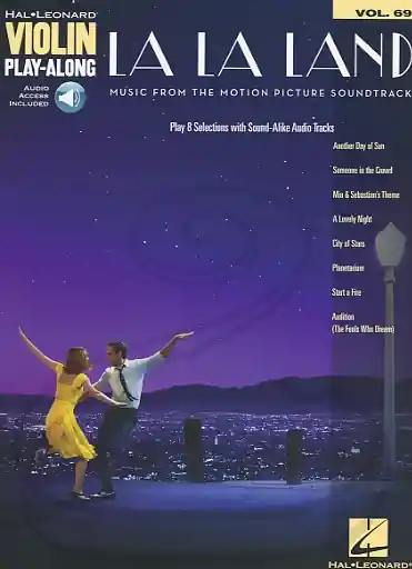 Crafted Hal Leonard Play-Along Series Vol.69: La La Land (violin)(audio access) Hal Leonard