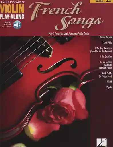 Free Delivery Violin Play-Along: French Songs (violin part with internet audio access included)