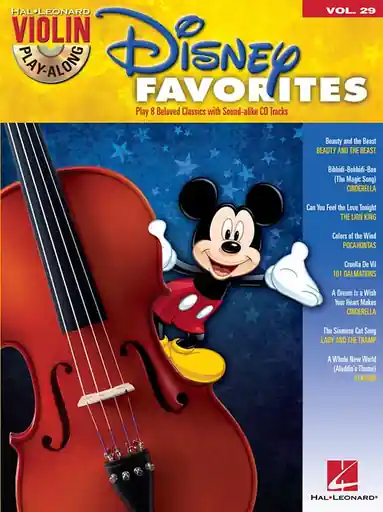 Play-Along Series Vol. 28: Disney Favorites (violin & CD) Direct From Factory