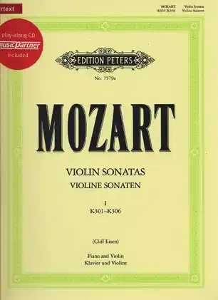 Mozart, W.A. (Eisen): Violin Sonatas Vol.1 (violin, piano, CD) urtext Exclusive