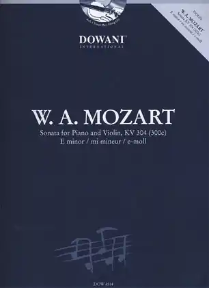 Price Drop Mozart, W.A. (Dowani): Sonata for Piano & Violin in E minor KV304 (violin, Piano, CD)a