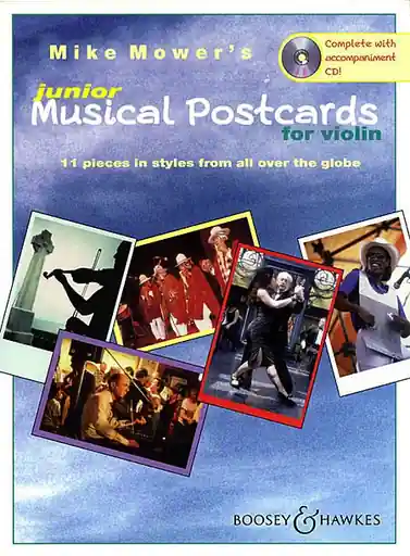 Mower, M.: Junior Musical Postcards (violin and CD) Professional Grade