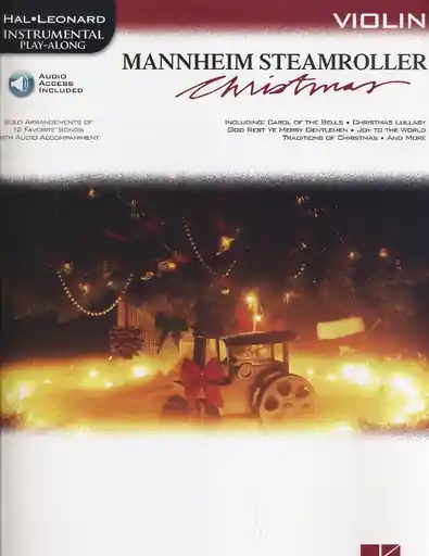 Mannheim Steamroller Christmas for violin with online audio access In Demand