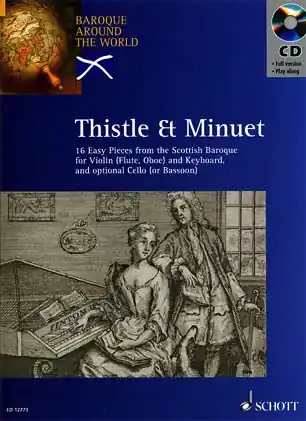 Johnson, David: Thistle & Minuet-Easy Pieces-Scottish Baroque (violin, Piano, Cello) Trusted Brand