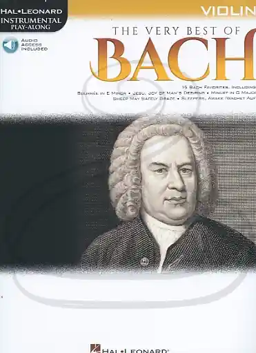 Hal Leonard Instrumental Play-Along: The Very Best of Bach (violin)(audio access) Hal Leonard Buy Online
