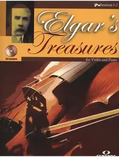 Elgar, Edward: Elgar's Treasures (violin & piano or CD) Direct From Factory