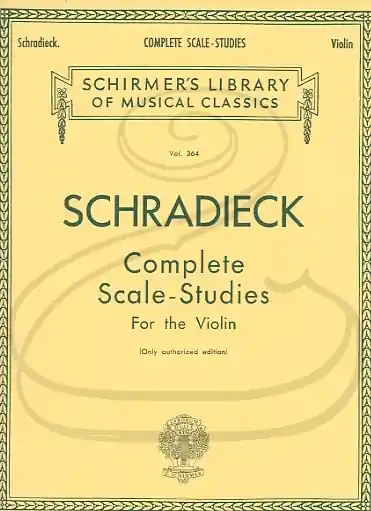 Shop Now Schradieck: Complete Scale Studies (violin) Schirmer