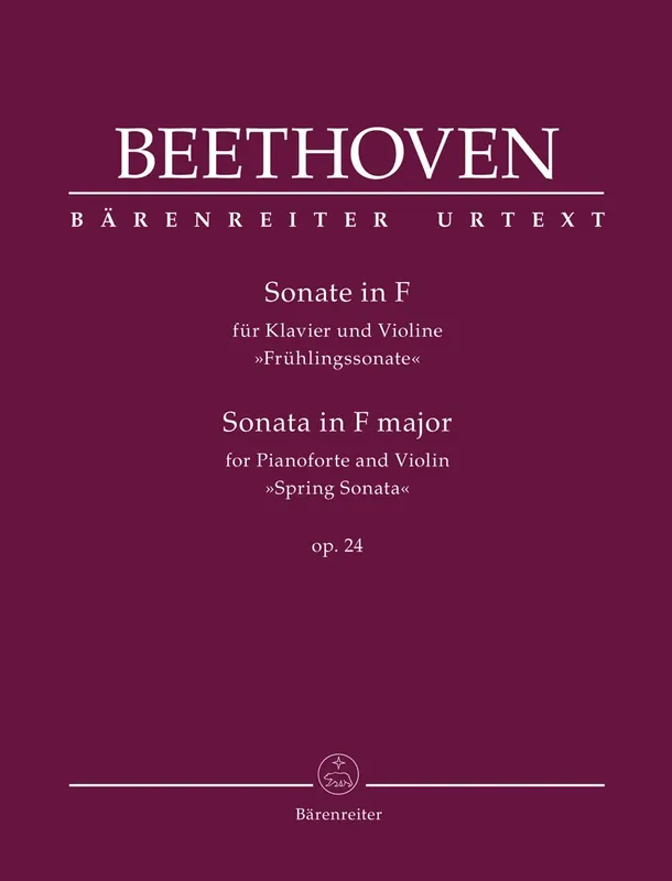 Beethoven, L. (Clive Brown): Sonata in F major (Spring Sonata) op. 24, (violin & piano) Barenreiter Limited Time