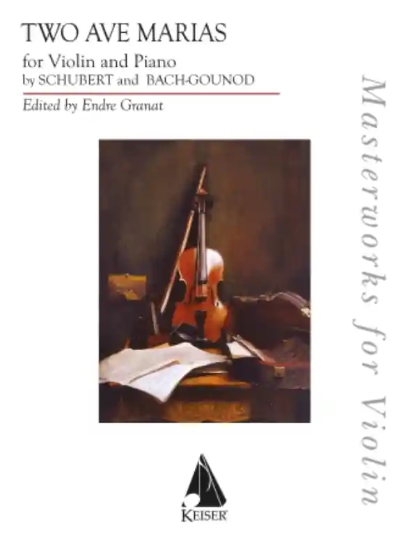 Bach and Schubert (Granat): Two Ave Marias (violin and piano) KEISER Fresh Stock