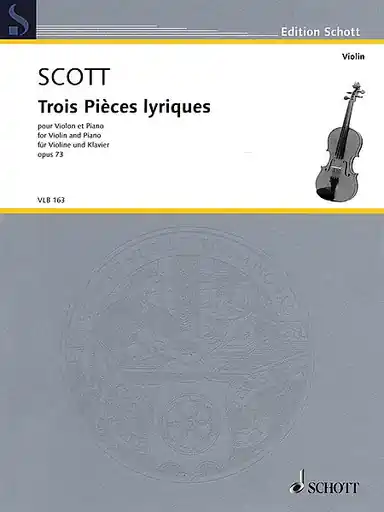 Super Sale Scott, Cyril: Trois Pieces lyriques, Op. 73 (violin & piano)
