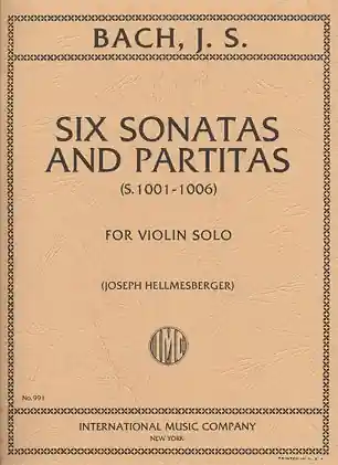 Bach, J.S. (Helmesberger): Six Sonatas and Partitas (violin solo) Viral