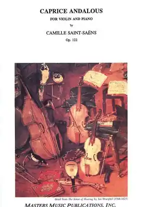 Saint-Saens, Camille: Caprice Andalous Op.122 (violin & piano) Original
