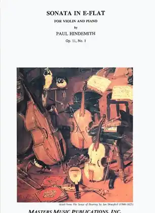 Hindemith, Paul: Sonata in Eb Op11 No. 1 (violin & piano) Seasonal Sale