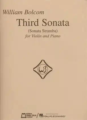 Shop Now Bolcom, William: Third Sonata-Stramba (violin & piano)