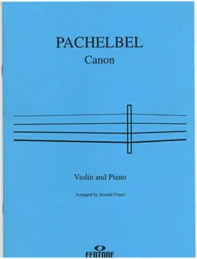 Bargain Pachelbel (Fraser): Canon (violin & piano)