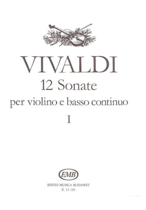 Weekend Sale Vivaldi, Antonio: 12 Sonate Vol.1 (violin & piano)