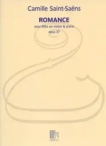 Buy Today Saint-Saens: Romance, Op.37 (violin & piano accompaniment) Durand
