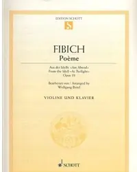 Shop Now Fibich, Zdenek: Poem Op. 39 from ''At Twilight'' (violin & piano)