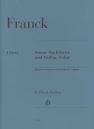 Holiday Sale Franck (Jost & Menuhin): Sonata in A Major - URTEXT (violin & piano)