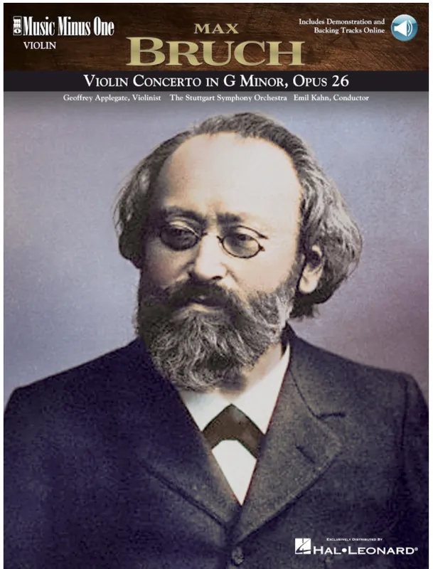 Bruch, Max:: Concerto #1 in g minor-Music Minus One (violin & CD) Grab Now