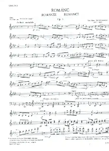 Tchaikovsky, P.I.: Romance Op.5 (violin & piano) Crafted