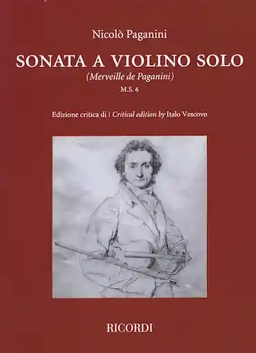 Reduced Price Paganini (Vescovo): Sonata a Violino Solo (violin)