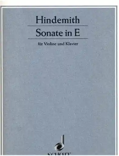 Viral Hindemith, Paul: Sonata in E Major, 1935 (violin & piano)