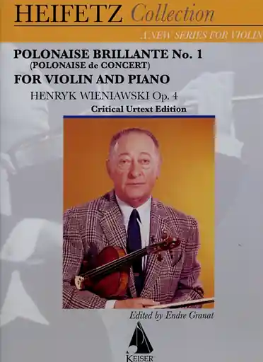Wieniawski, H. (Heifetz/Granat): Polonaise Brillante No. Op. 4 (violin & piano) New Release