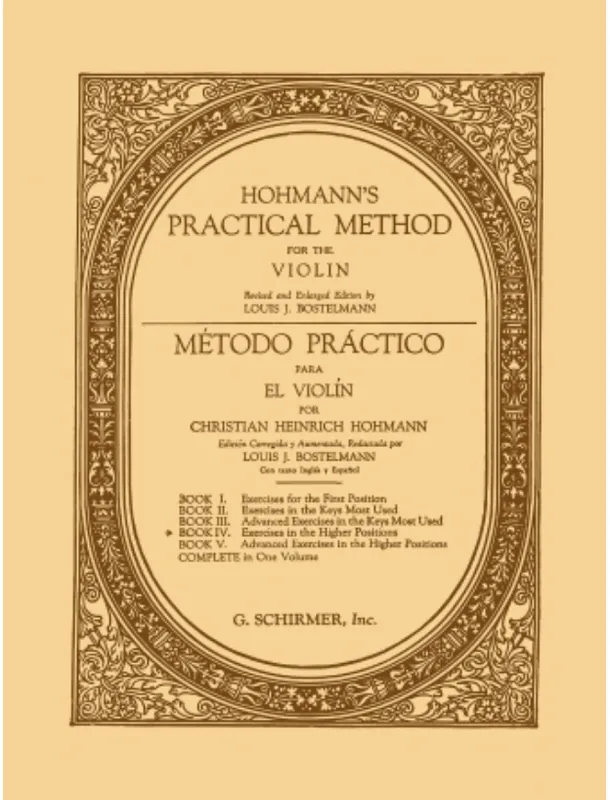 No Minimum Order Hohmann, C.H.: Practical Violin Method Vol.4