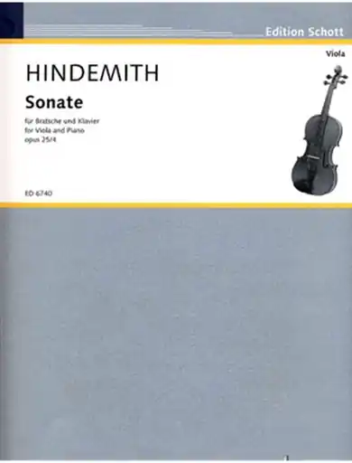 Fresh Stock Hindemith, Paul: Sonata (1922) op. 25 no. 4 (viola & piano)