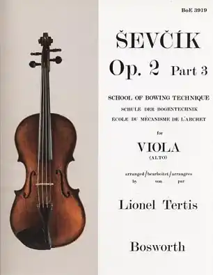 Sevcik, O. (Tertis): Op2#3 School of Bowing Technique for Viola Top Rated