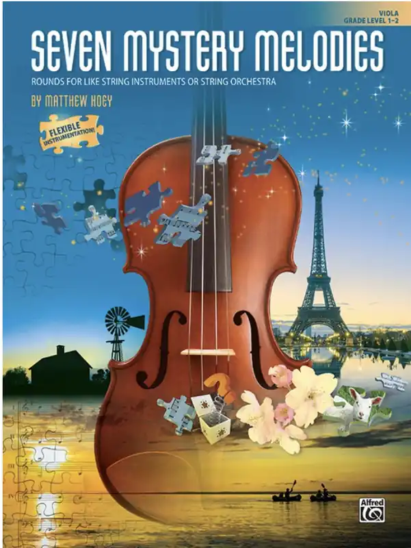 Hoey: Seven Mystery Melodies- Grade Level 1-2 (viola) ALFRED Save Now