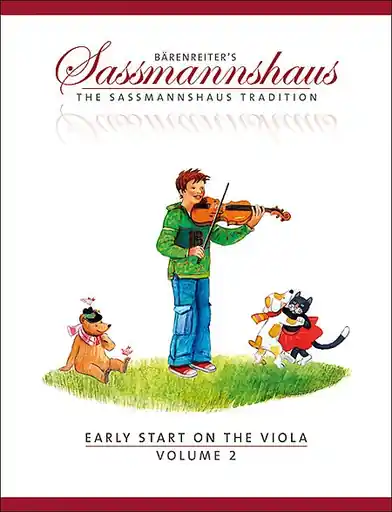 Sassmannshaus: Early Start on the Viola, Vol.2 (viola) Barenreiter Certified