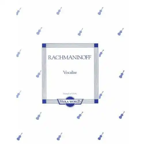 Rachmaninoff (Arnold): Vocalise (viola & piano) Order Now