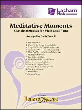 Save Now Preucil, D: Meditative Moments (viola, piano) Latham