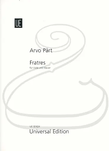 Exclusive Part: Frates (viola & piano) Universal Edition
