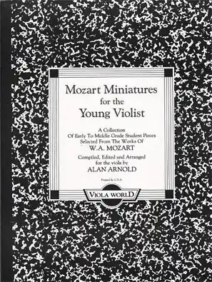 Mozart, W.A. (Arnold): Mozart Miniatures for the Young Violist (viola & piano) Big Sale