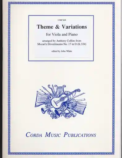 Mozart, W.A.: Theme and Variations from Divertimento No. 17 in D, K.334 (viola & piano) Latest